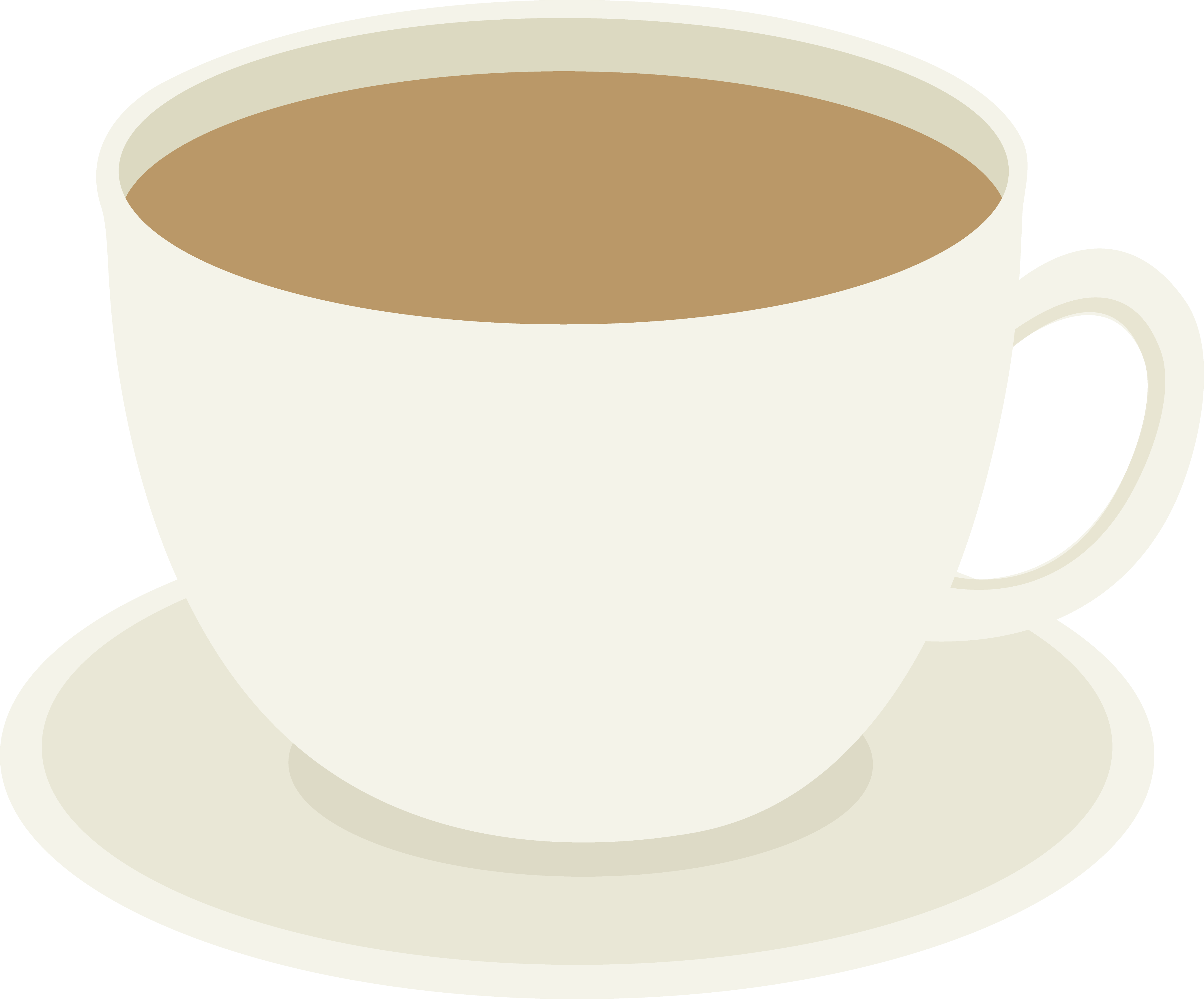 Simple Clipart Coffee Cup - Cup Of Coffee Cartoon Png (4173x3462)