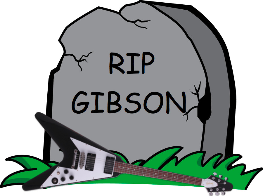 Gibson Guitar Corporation - Head Stone Clip Art (900x671)
