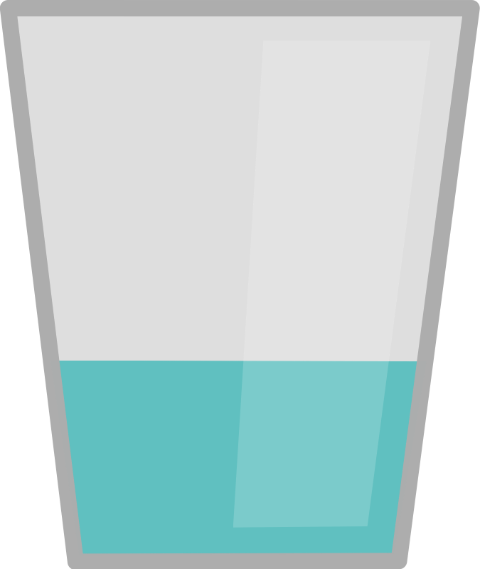 Clipart Glass Of Water With Transparent Background - Glass Of Water Clipart Transparent Background (675x800)