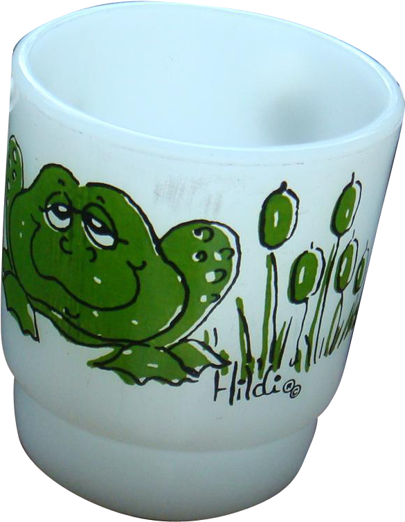Anchor Hocking Fire King Green Hildi Frog Figural Character - Ceramic (753x753)