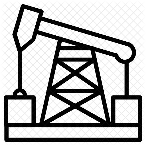 Drilling Rig Icon - Oil Field Petroleum Icon (512x512)
