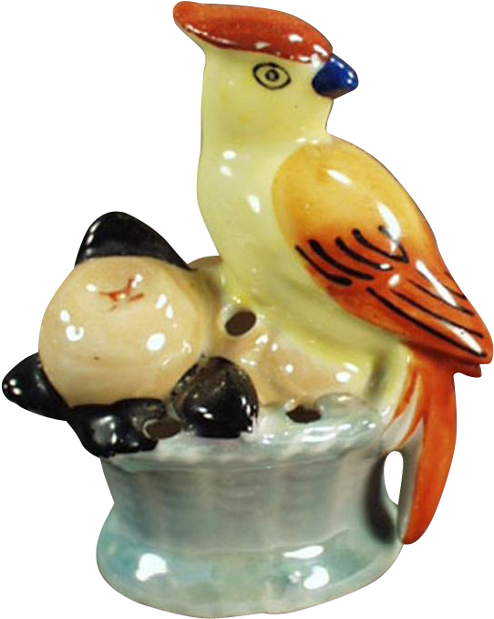 This Is A Small, Vintage Flower Frog - Figurine (677x677)