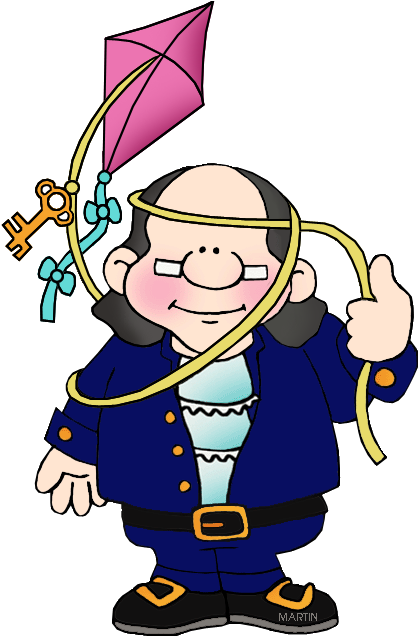 Benjamin Franklin - Ben Franklin Clip Art (432x648)