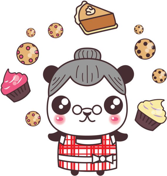 Panda-grandma By Barovlud - Panda-grandma By Barovlud (600x600)