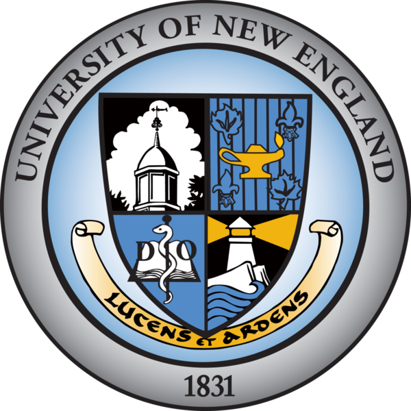 The University Of New England Offers An Intensive Doctor - University Of New England Logo Png (600x600)