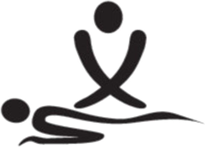 Pain Relief Icon - Green Massage Design Greeting Card (679x489)