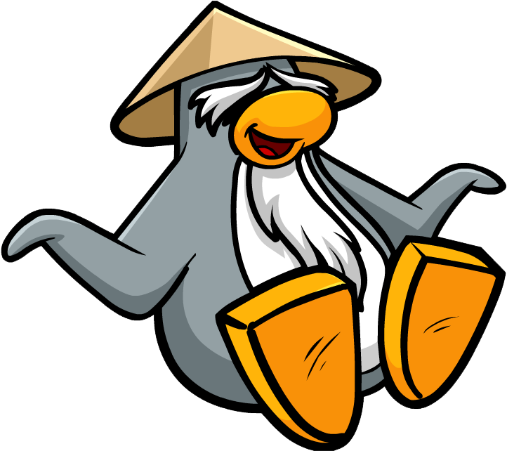 Mascots - Club Penguin Fire Sensei (742x665)