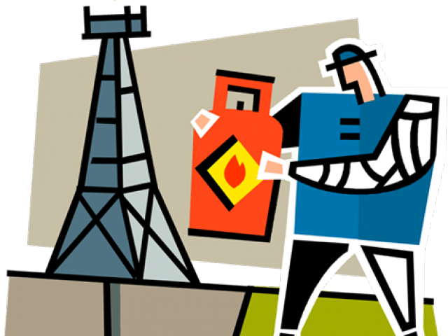 Oil Rig Clipart Oil Man - Illustration (640x480)
