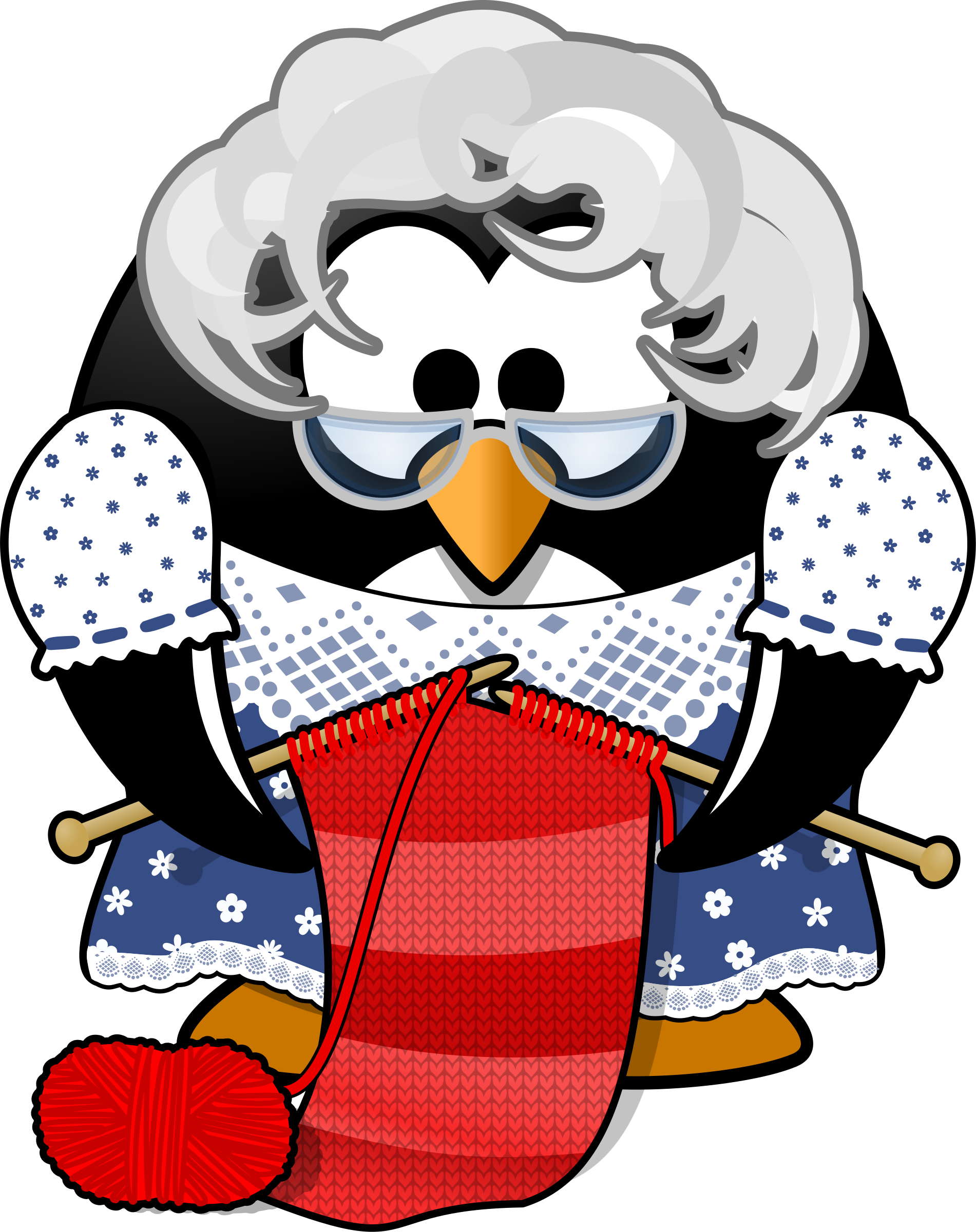 Grandma Penguin - Grandma Penguin (1901x2400)