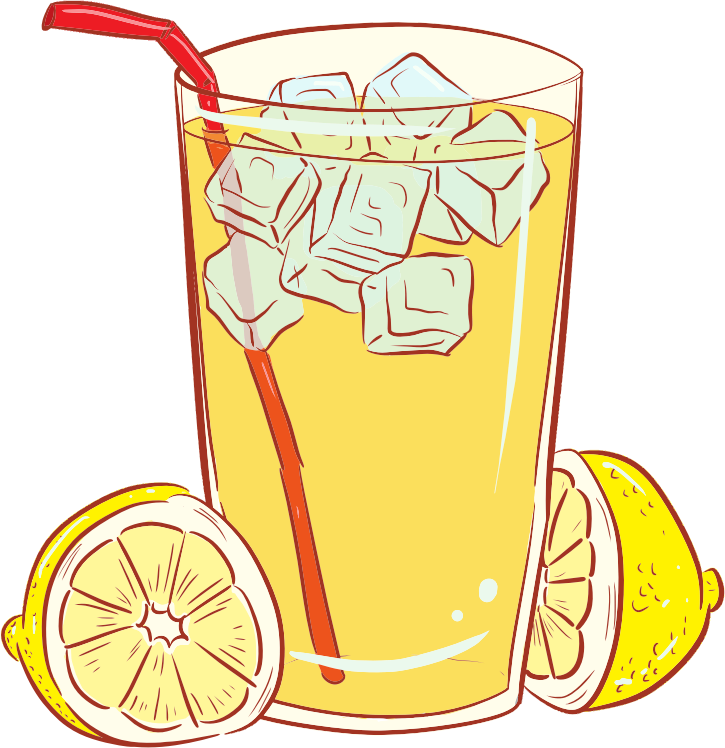Clip Art Iced Tea (727x750)