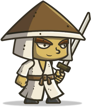 Samurai Clipart Chibi - Samurai Chibi Png (600x500)