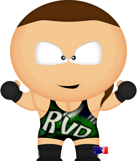 Rob Van Dam By Spwcol - Professional Wrestling (438x517)