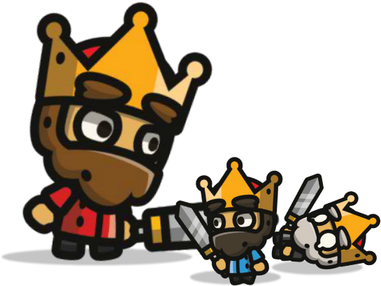 Super Tiny Kings 3-pack Of Characters - Art (600x500)