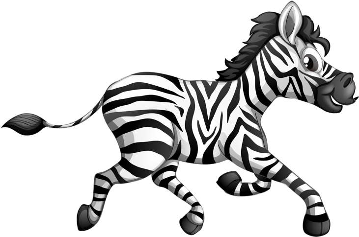 Zebra Cartoon Horse Clip Art - Zebra Cartoon Horse Clip Art (800x554)