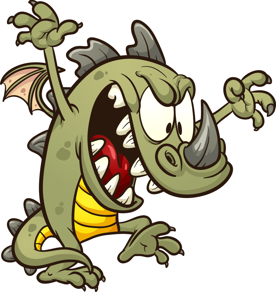 Dragon Cartoon Clip Art - Dragon Cartoon Clip Art (945x1000)