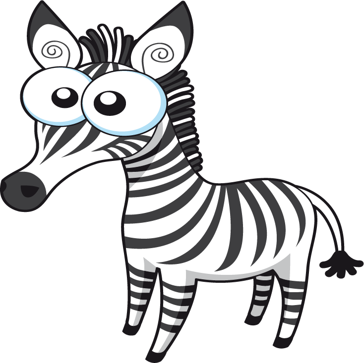 Quagga Lion Zebra Clip Art - ลาย เส้น การ์ตูน เวก เตอร์ (734x733)
