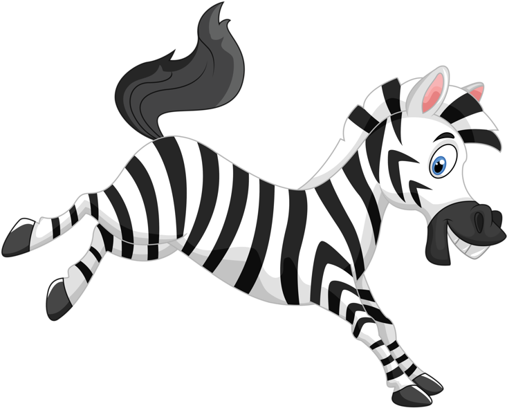 Cartoon Zebra Clip Art - Cartoon Zebra Clip Art (800x618)