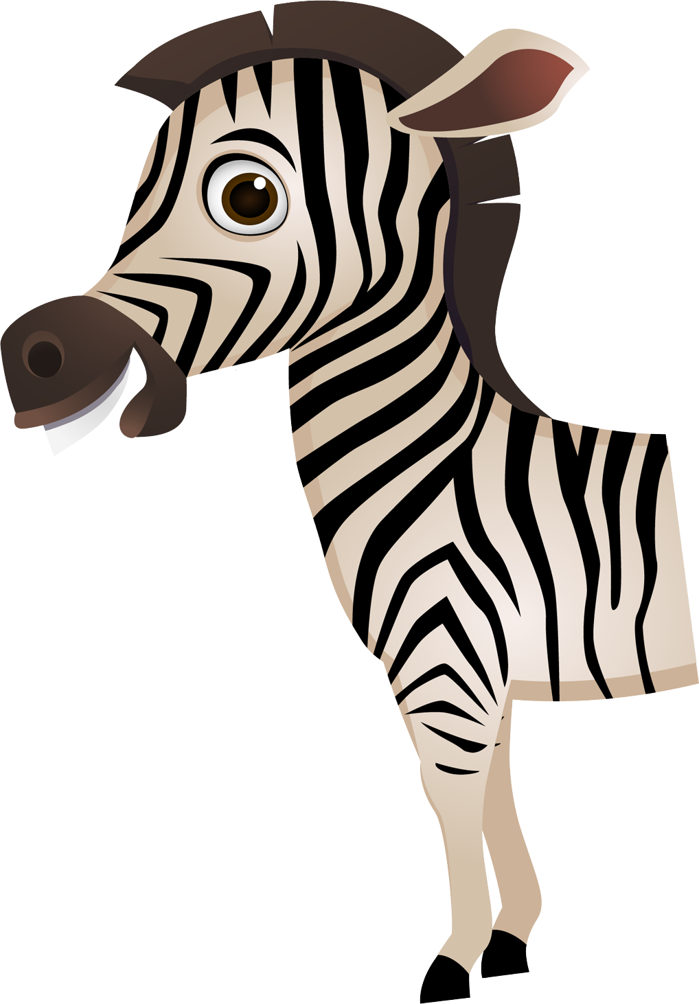 Zebra - Cartoon Zebra - Zebra - Cartoon Zebra (1018x1462)