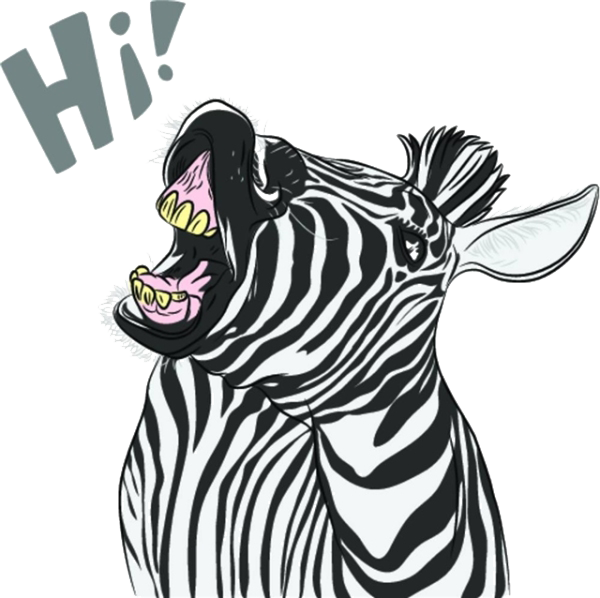 Cartoon Zebra Royalty-free Clip Art - Cartoon Zebra Royalty-free Clip Art (600x598)
