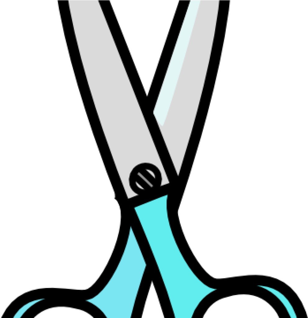 Scissors Clipart Teal Scissors Clip Art At Clker Vector - Scissors (1024x1024)