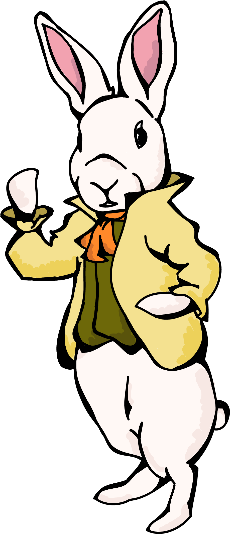 I Mean If You Think About It, Without The White Rabbit - Cartoon (1625x2333)