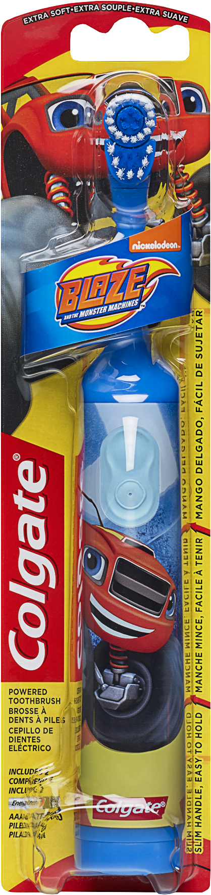 Colgate Kids Powered Toothbrush, Blaze And The Monster - Colgate (1800x1800)