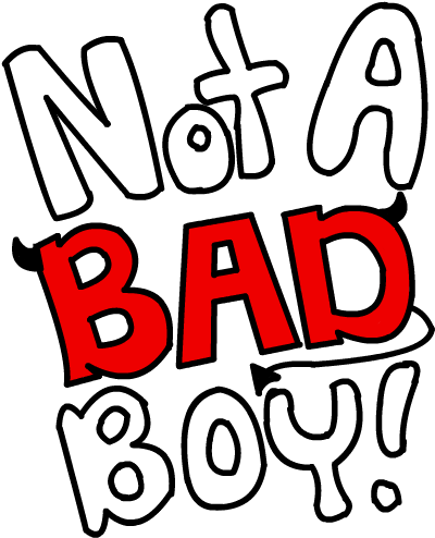 Not A Bad Boy Logo By Akaristella - Not A Bad Boy Logo By Akaristella (592x580)