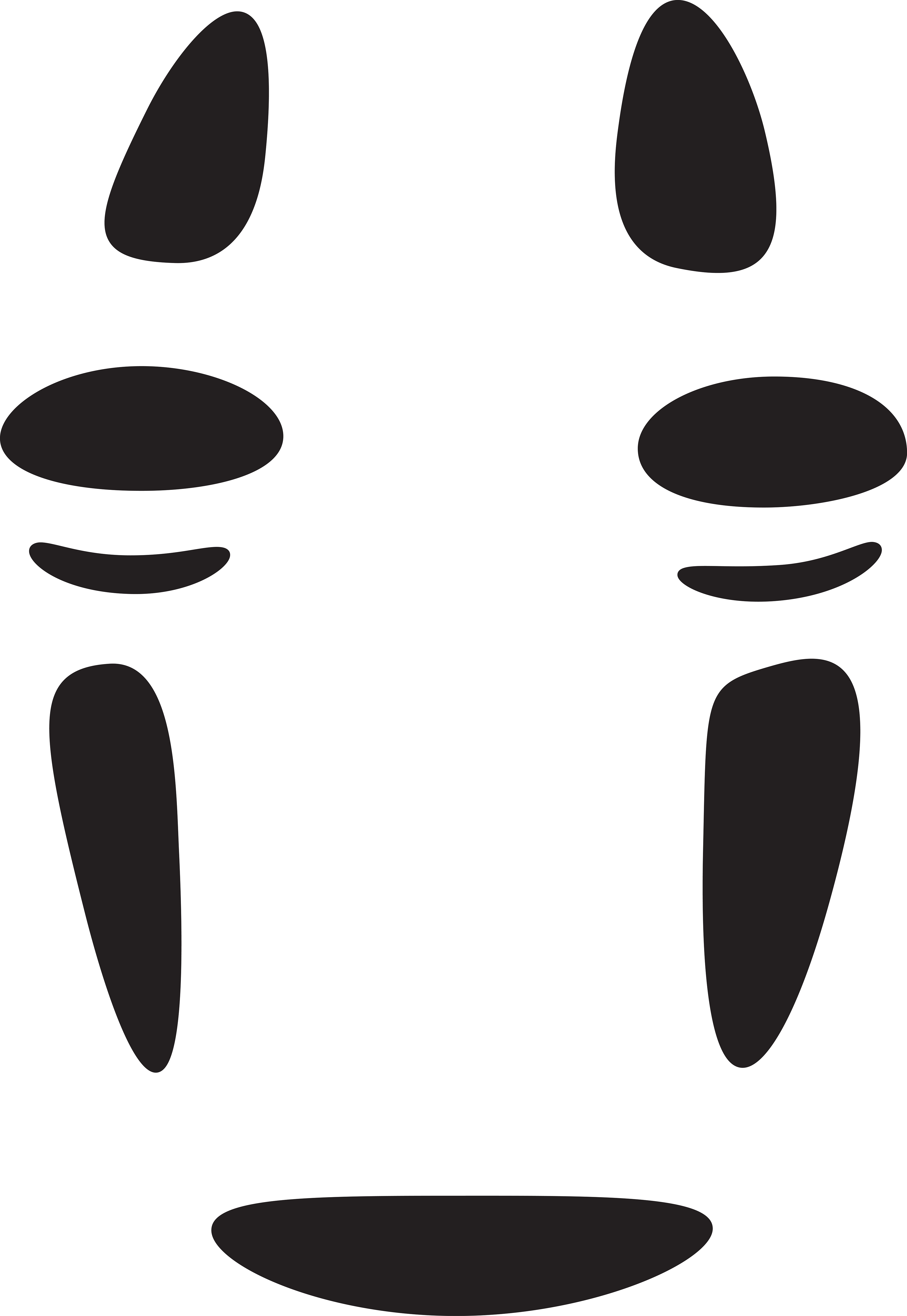 No Face - Spirited Away No Face Transparent - (3840x5569) Png Clipart  Download, image size:3840x5569