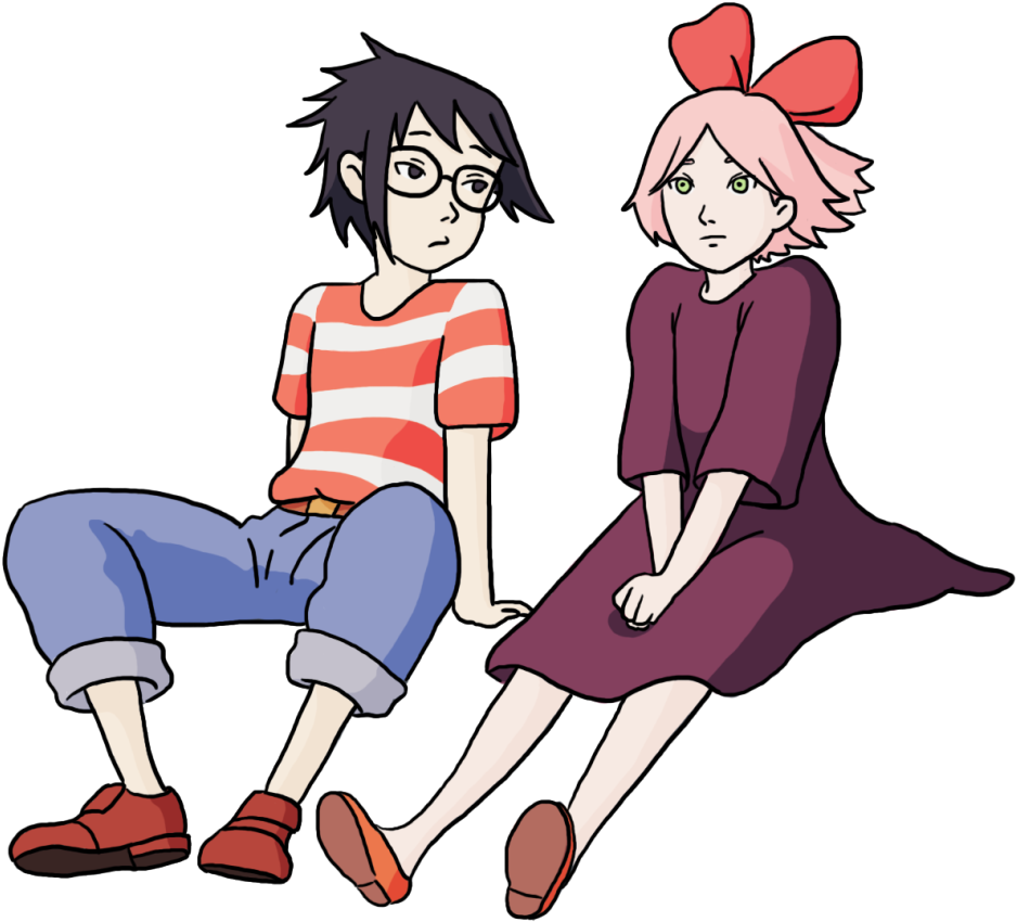 “ Sasusaku/studio Ghibli • Howl And Sophie • Chihiro - Haku (1280x1031)