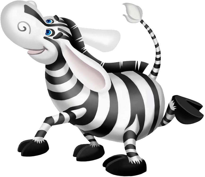 Zebra Cartoon Illustration - Comics (1000x902)