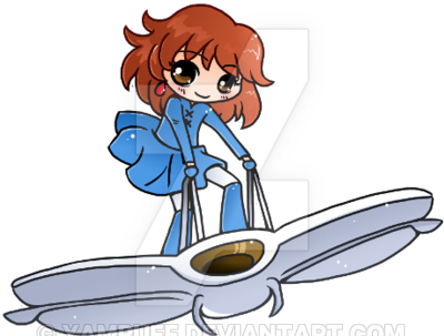 Paladin-ciel 118 24 Nausicaa Micro Chibi By Yampuff - Chibi (400x303)
