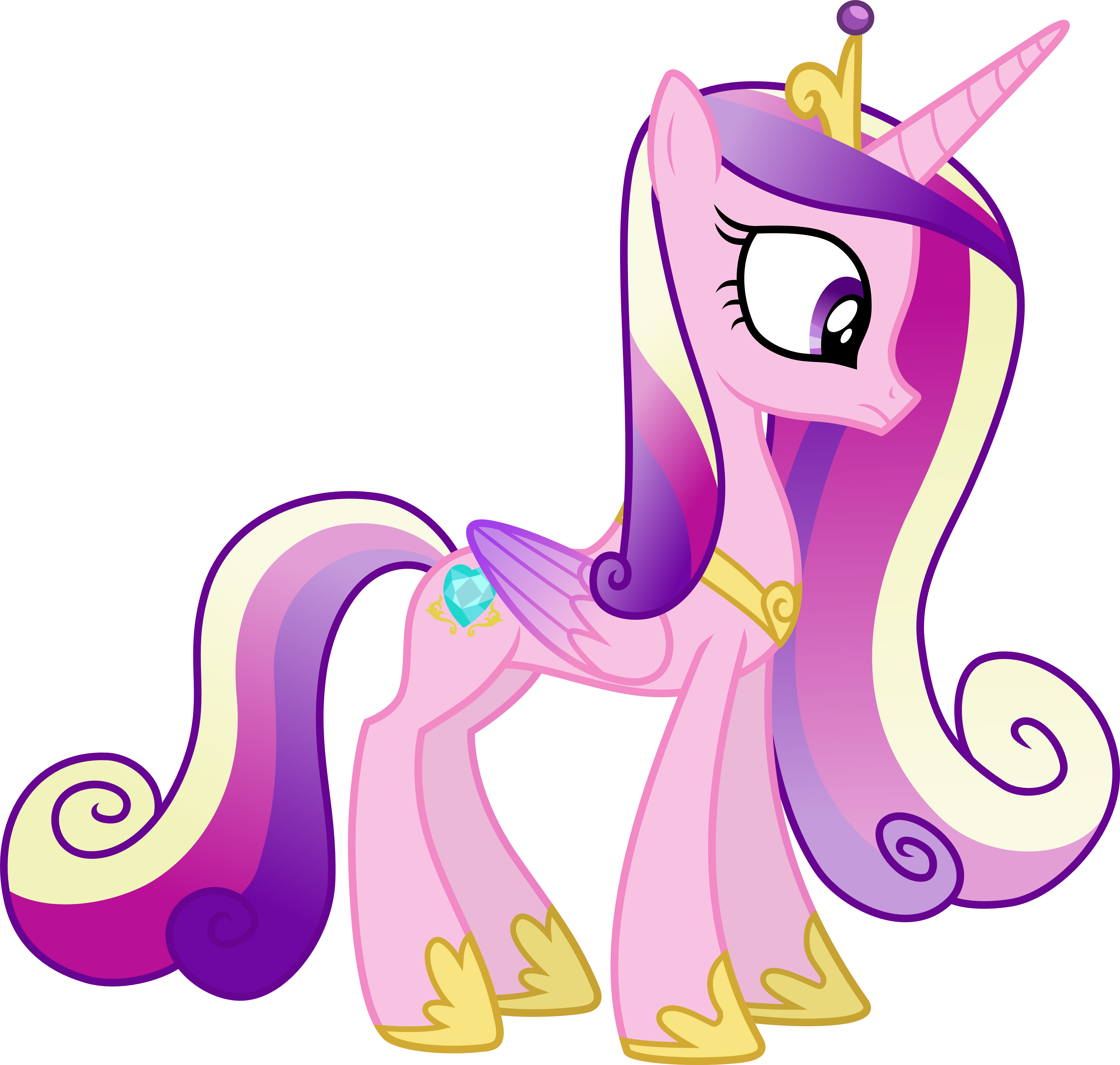 Princess Cadence Flowinghair - Mlp Princess Cadence (4521x4299)