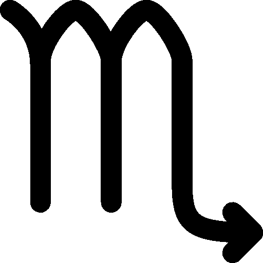 Astrology - Scorpio Icon Png (512x512)