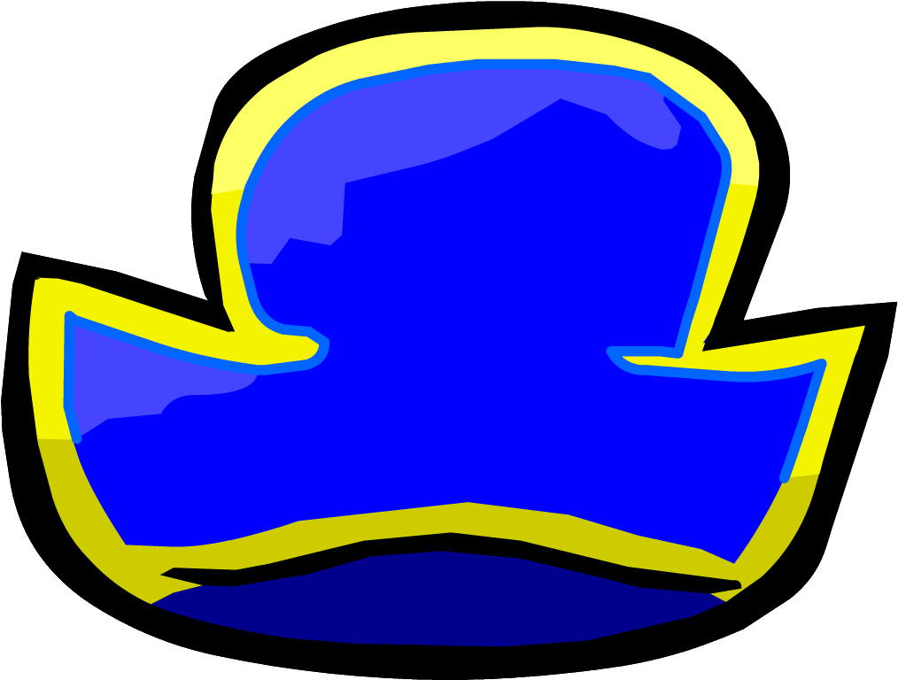 Admirals Hat - Club Penguin Blue Hat (1069x768)
