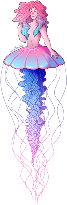 Clipart Jellyfish Silhouette - Silhouette (321x750)