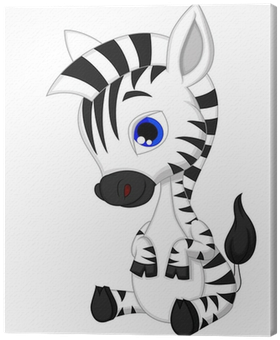 Cartoon Baby Zebra (400x400)
