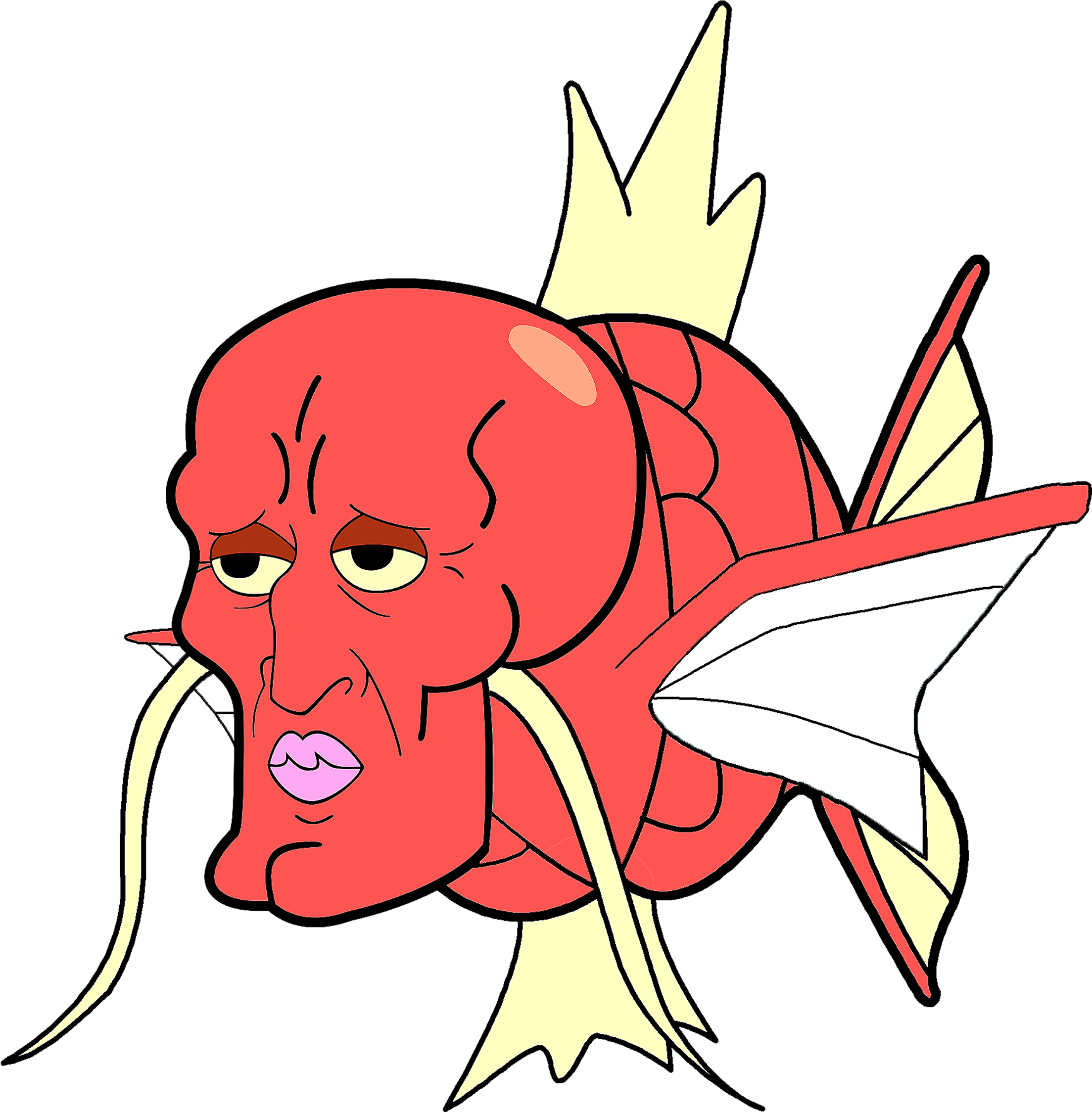 Me Irl - Handsome Squidward Magikarp (2400x3200)