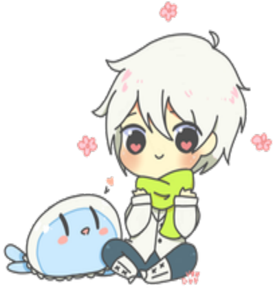 Chibi Cute Anime Boy Jellyfish Dmmd Favim - Cute Chibi Anime Boy (420x420)