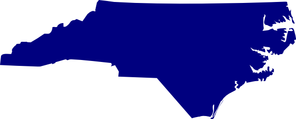 Map Of North Carolina (600x242)