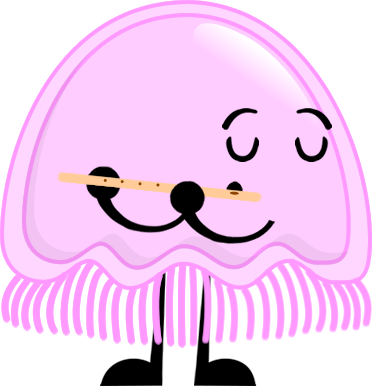 Pink Jellyfish By Patroned Octanium - Pink Jellyfish By Patroned Octanium (372x386)