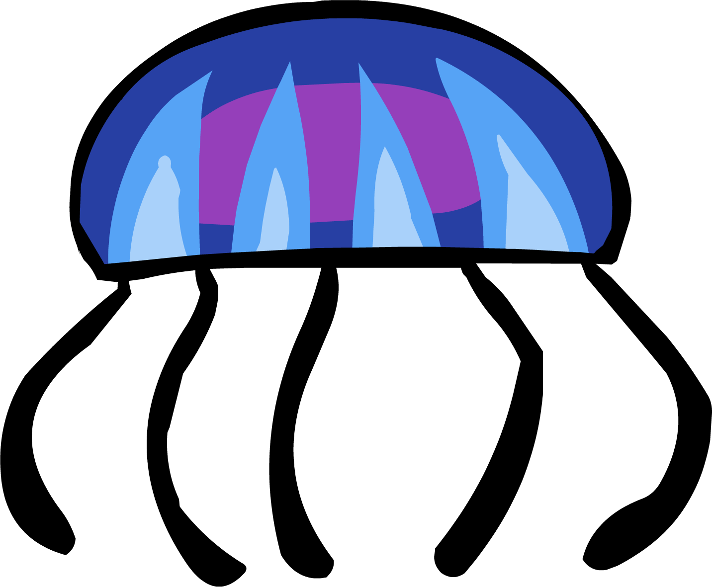 Jellyfish - Club Penguin Jellyfish (1432x1181)