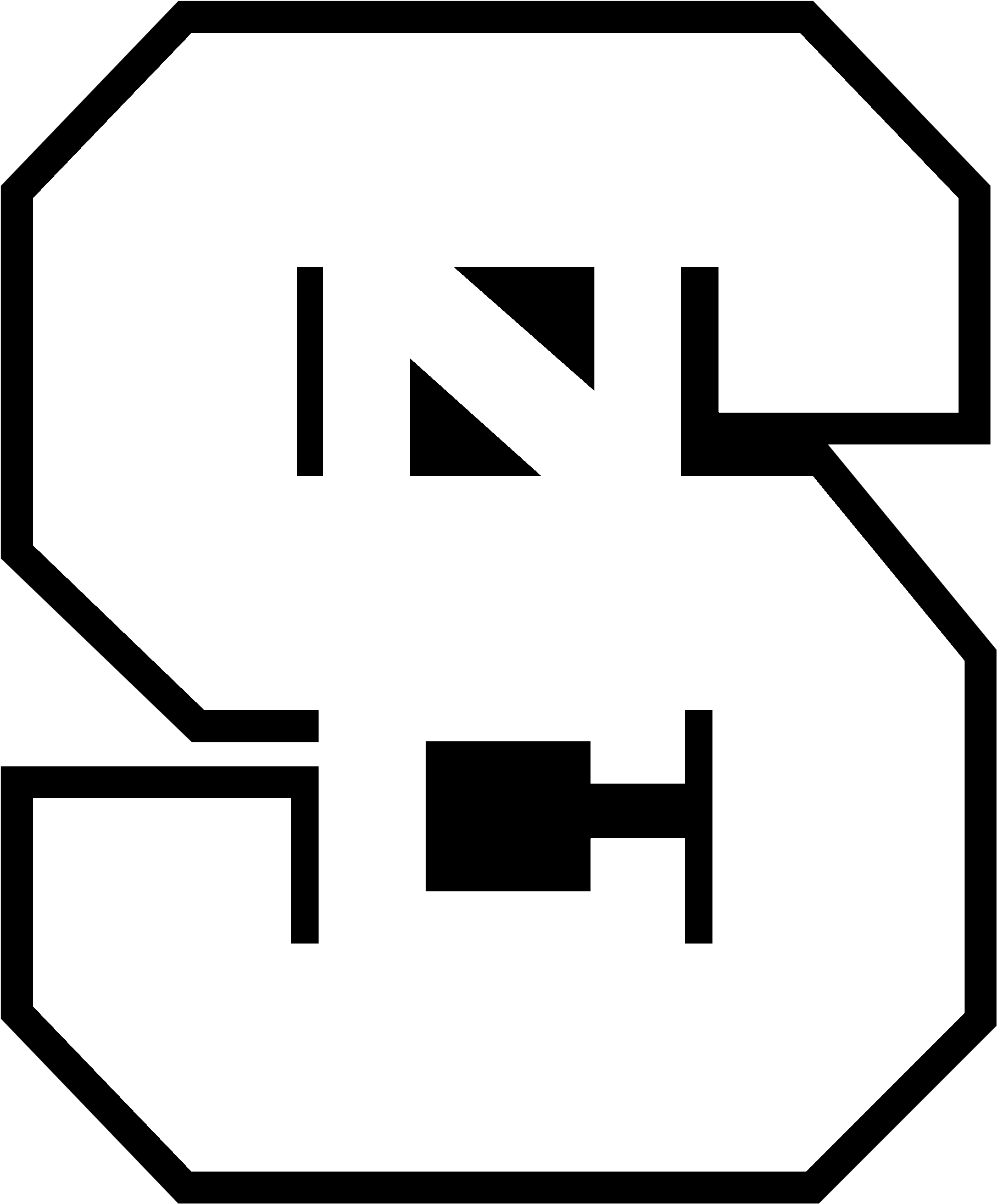 Ncsu Wolfpack Logo Black And White - Nc State Logo White (2400x2400)
