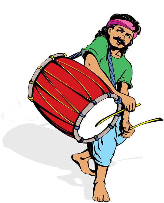 Male Nurse Cartoons 24, - Dhol Png (588x720)