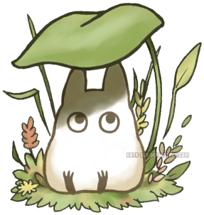 Tiniest Totoro By Kata-elf - Painting (350x350)