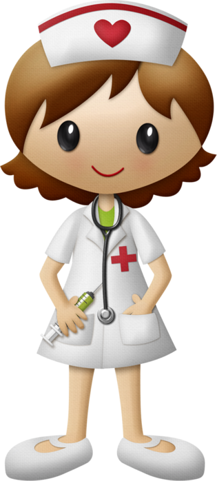 Nurse Illustration/clipart Más - Enfermera Dibujo Png (315x698)