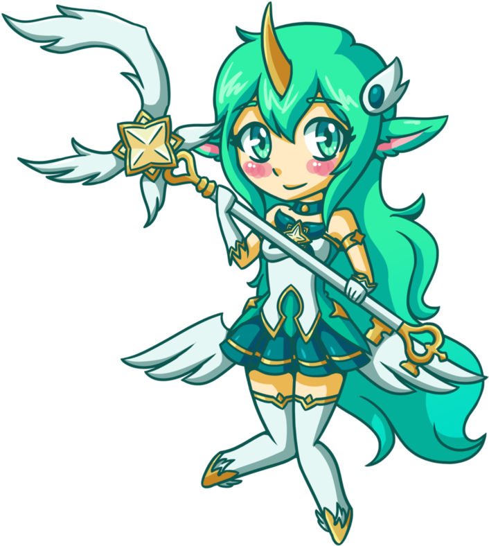 Star Guardian Soraka Chibi By Lankysandwich - Star Guardian Soraka Chibi (785x1017)