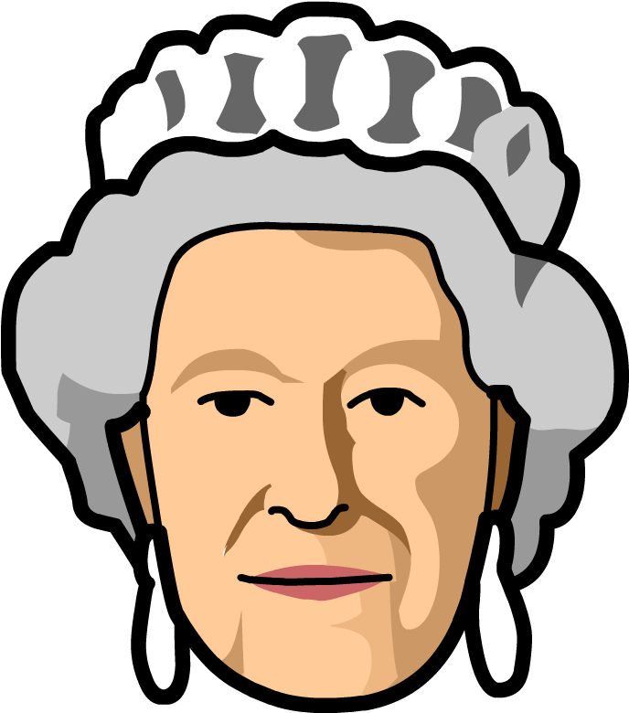 Queen Elizabeth Ii - Clip Art (880x880)