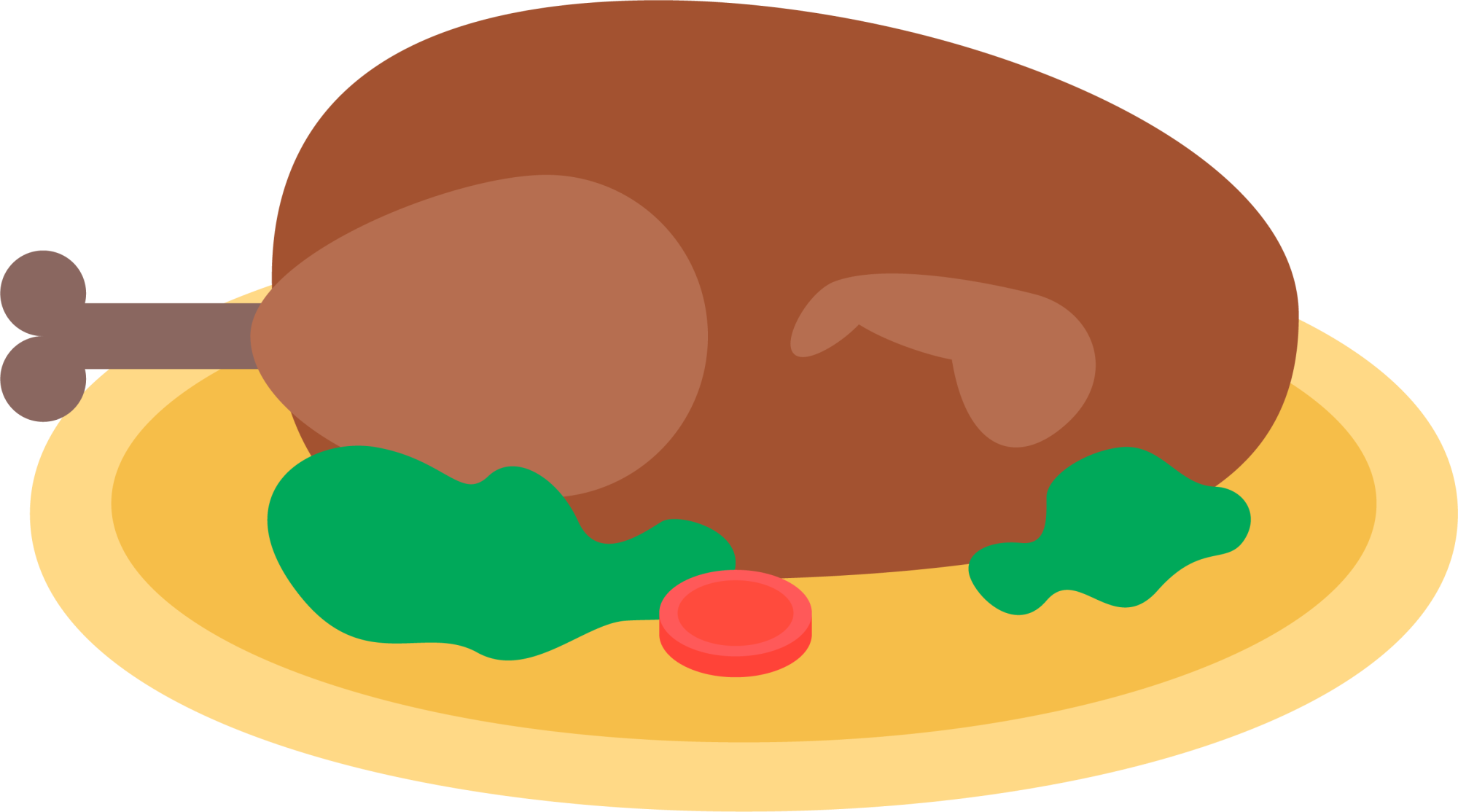 Chicken Leg Buffalo Wing Fried Chicken Clip Art - Chicken Leg Buffalo Wing Fried Chicken Clip Art (2000x1114)