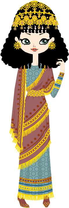 Assursarrat, The Assyrian Queen By Marasop - Marasop Deviantart History (279x741)