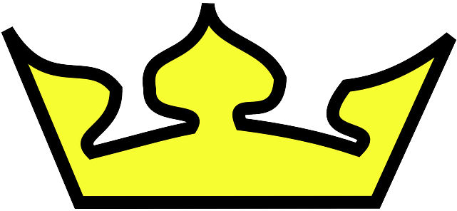 Yellow, King, Queen, Cartoon, Free, Gold, Crown - Crown Clip Art (640x320)
